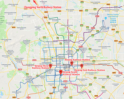 Beijing Railway Station Map