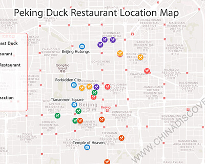 Peking Duck Restaurant Location Map
