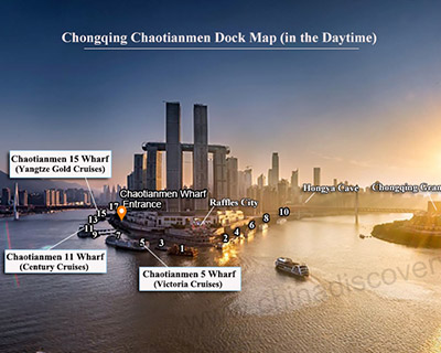 Chongqing Chaotianmen Dock Map