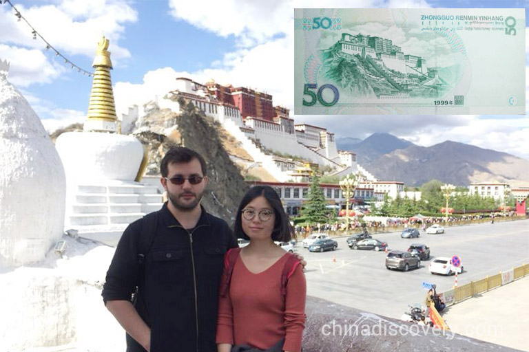 Diane’s group visited the Potala Palace in Lhasa in 2018, tour customized by Johnson 