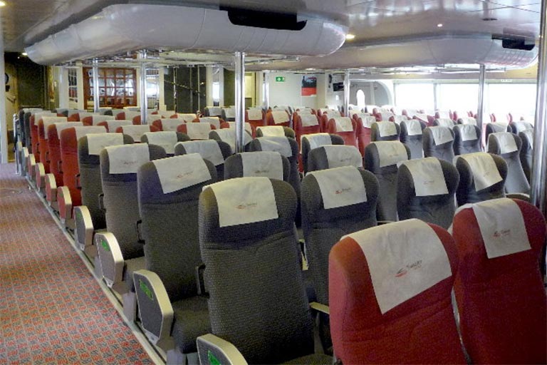 Hong Kong to Macau Ferry Economy Class Seat (TurboJET)