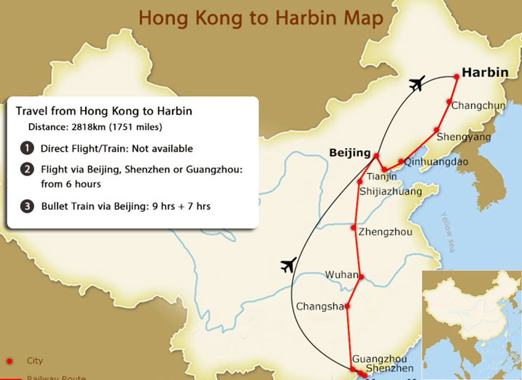 Hong Kong to Harbin