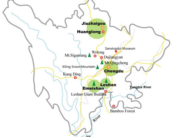 Emeishan Map