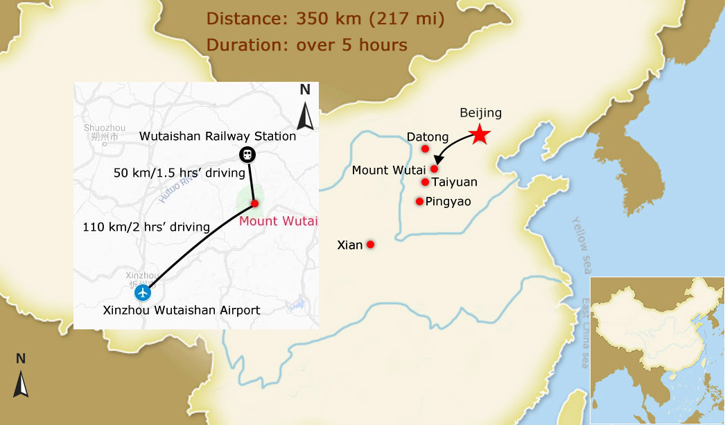Beijing to Wutaishan