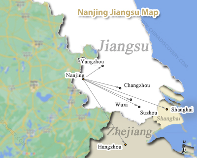 Nanjing Jiangsu Map