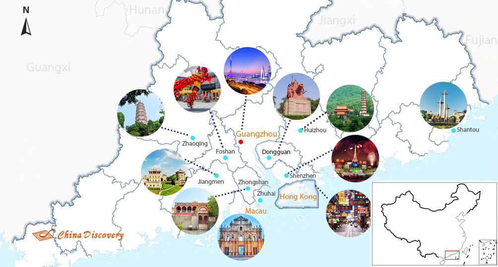 Guangdong Travel Map