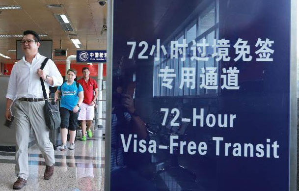 China 72 Hour Visa Free Transit