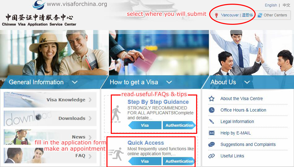 China Visa Application Online