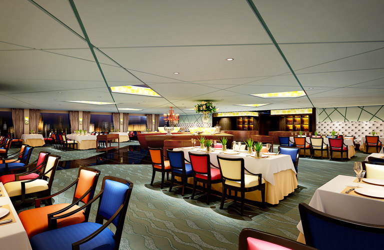Yangtze River Cruise Facilities - VIP Restaurant Onboard