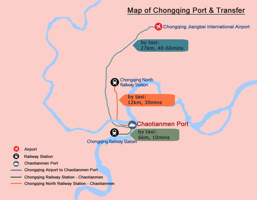 Chongqing Port Map - Chongqing Transportation