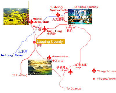 Luoping Attraction Map