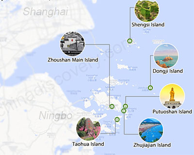 Zhoushan Island Map