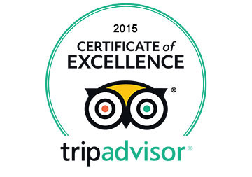 2015 Winner of TripAdvisor’s Certificate of Excellence