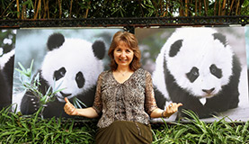 China Discovery Customers with Panda Photos