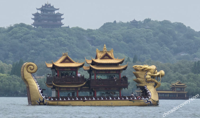 Hangzhou West Lake Boat