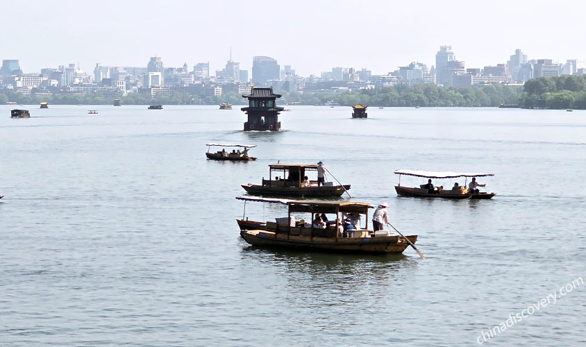 Hangzhou West Lake Boat