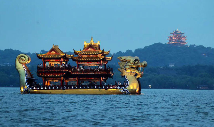 Hangzhou West Lake Boat