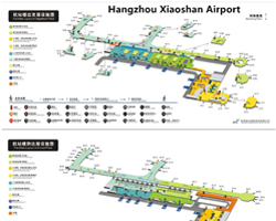 Hangzhou Airport Guide Map