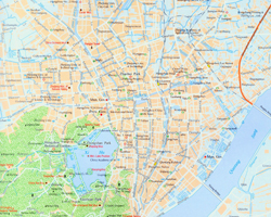 Hangzhou City Map