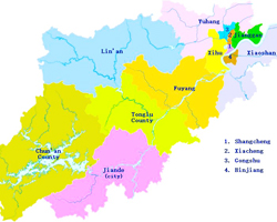 Hangzhou District Map