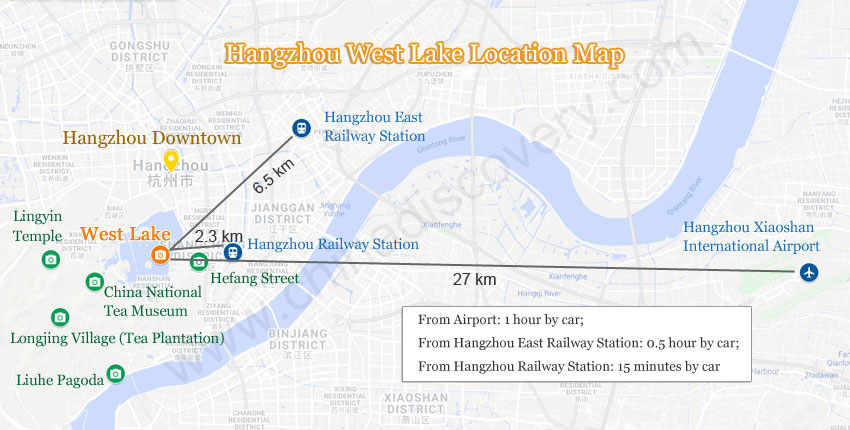 West Lake Location Map