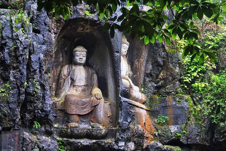 Buddhist Sculptures at Feilai Peak