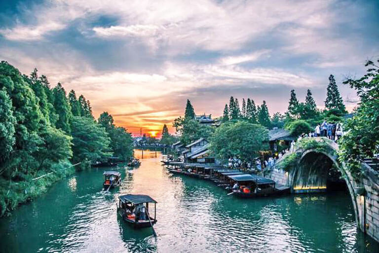 Wuzhen Water Town in Summer