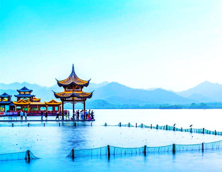 West Lake View at Jixian Pavilion