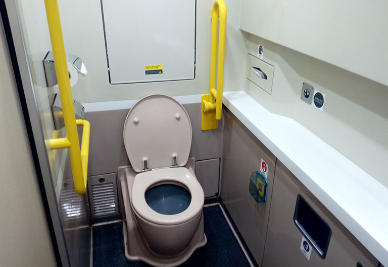 Barrier-free Washroom on China High Speed Train Barrier-free Washroom on China High Speed Train