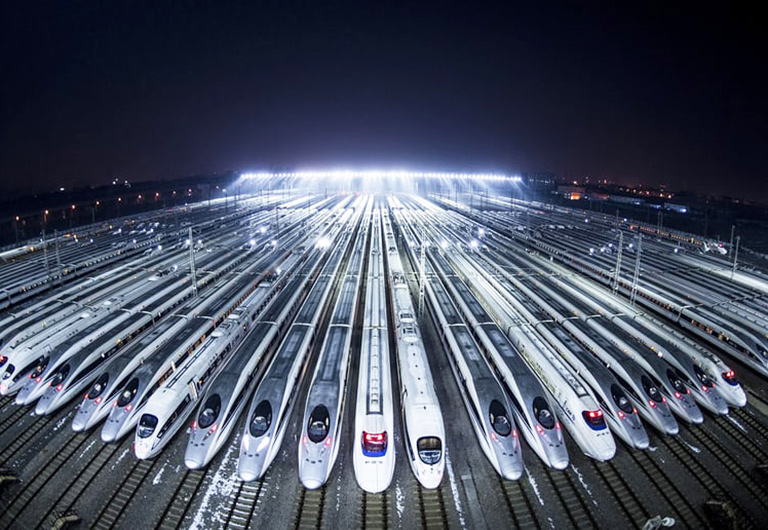 G Trains at Wuhan Railway Station