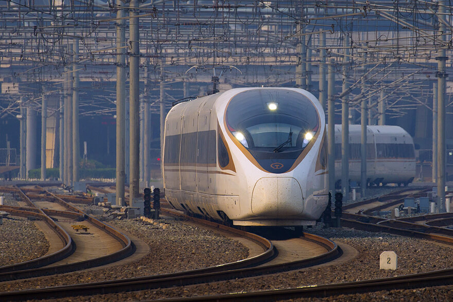 China High Speed Bullet Trains Photos