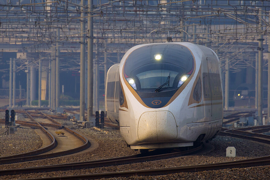 China High Speed Bullet Trains Photos