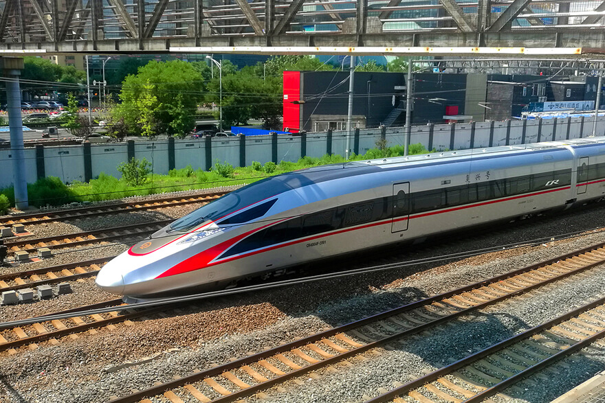 China High Speed Bullet Trains Photos