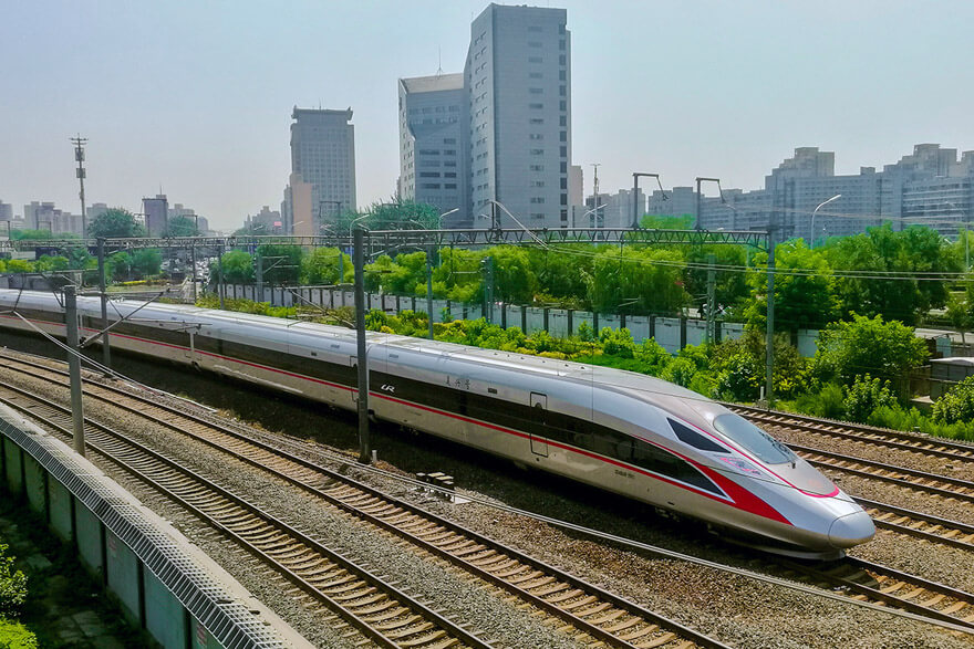 China High Speed Bullet Trains Photos