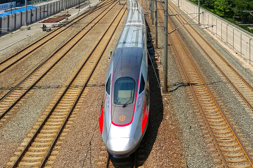 China High Speed Bullet Trains Photos