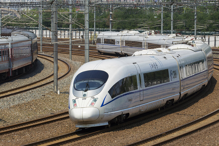 China High Speed Bullet Trains Photos