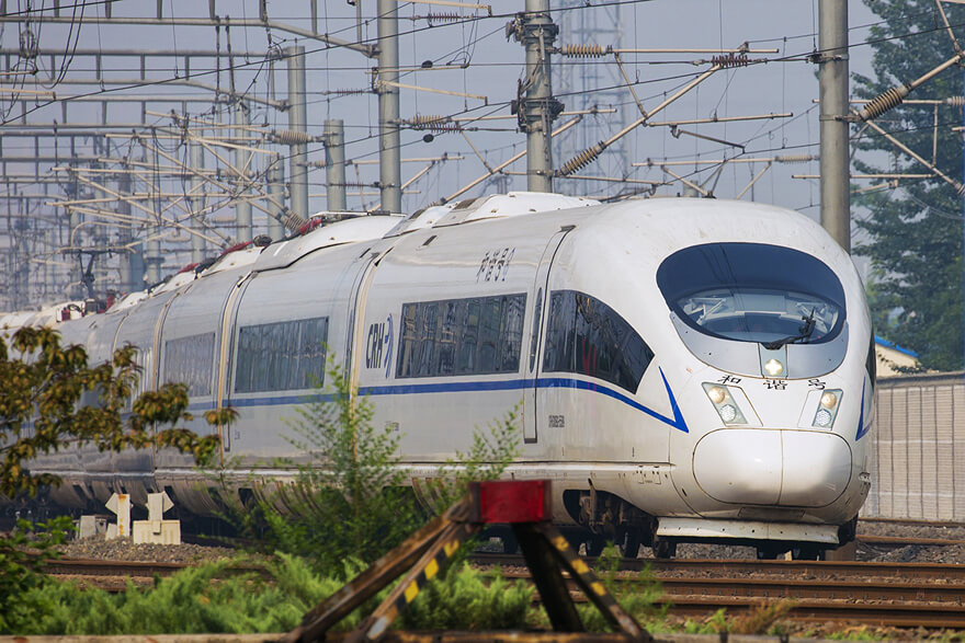 China High Speed Bullet Trains Photos