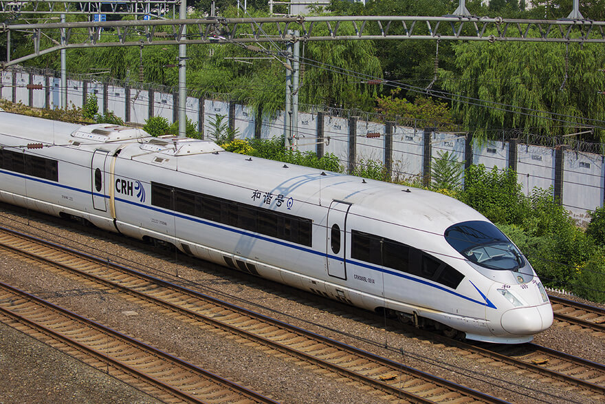 China High Speed Bullet Trains Photos