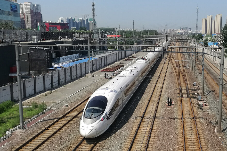 China High Speed Bullet Trains Photos