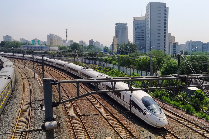China High Speed Bullet Trains Photos