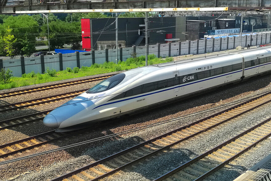 China High Speed Bullet Trains Photos