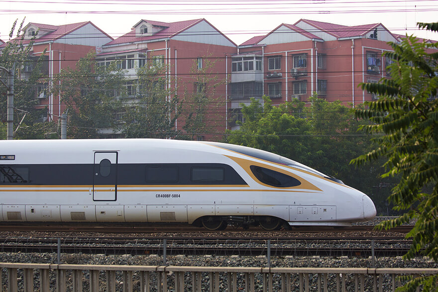 China High Speed Bullet Trains Photos