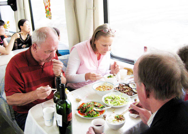 Enjoy Meals in Dining Car of Regular Train Meals in Dining Car of Regular Train