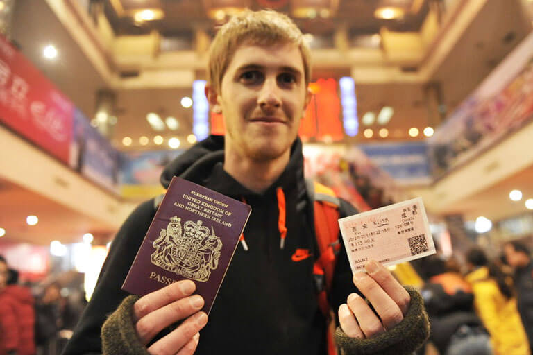 Prepare Your Ticket & Passport High Speed Train Ticket