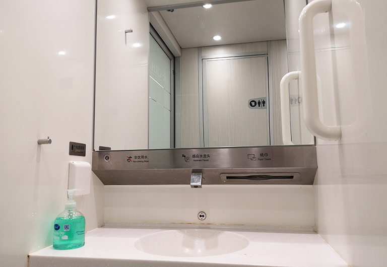 Wash Basin on China High Speed Train Wash Basin on China High Speed Train