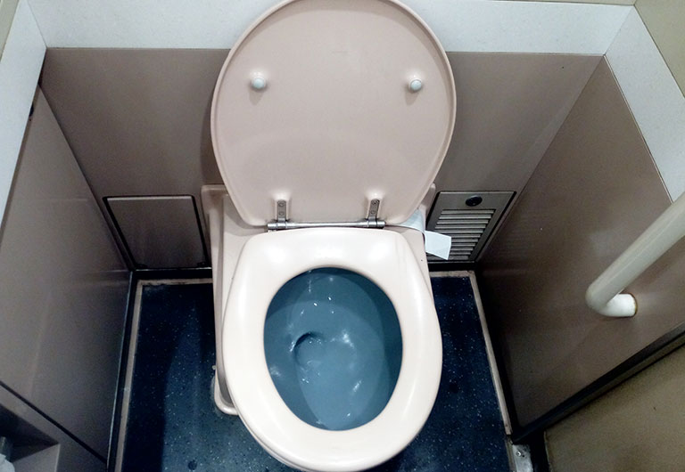 Western Style Toilet on China High Speed Train