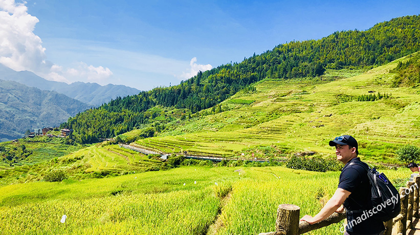 Longji Rice Terrace in Autumn