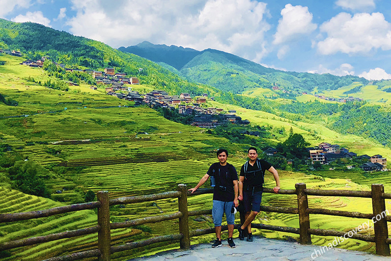 Longji Rice Terrace in Summer