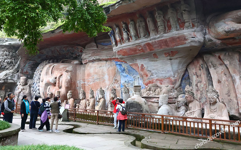 Dazu Rock Carvings Sleeping Buddha