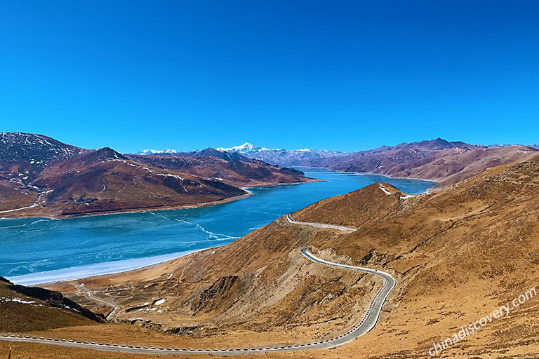 Blue Jade - Yamdrok Lake Yamdrok Lake